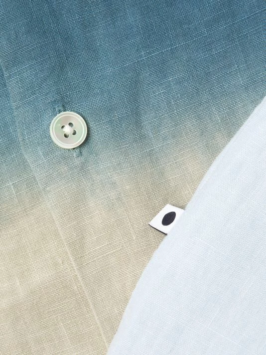 NN07 Linen Ombré Short-Sleeve Shirt For Men 8 NN07 Linen Ombré Short-Sleeve Shirt For Men - Image 6