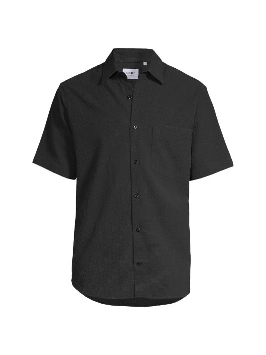 NN07 Errico Short-Sleeve Shirt For Men Black 5 NN07 Errico Short-Sleeve Shirt For Men Black - Image 3