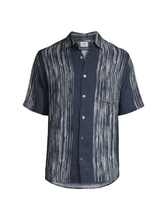 NN07 Jens Button-Front Shirt For Men 3 NN07 Jens Button-Front Shirt For Men
