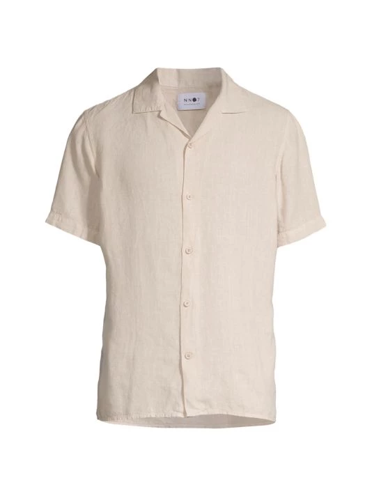 NN07 High Summer Miyagi 5706 Bowling Shirt For Men Navy 6 NN07 High Summer Miyagi 5706 Bowling Shirt For Men Navy - Image 4